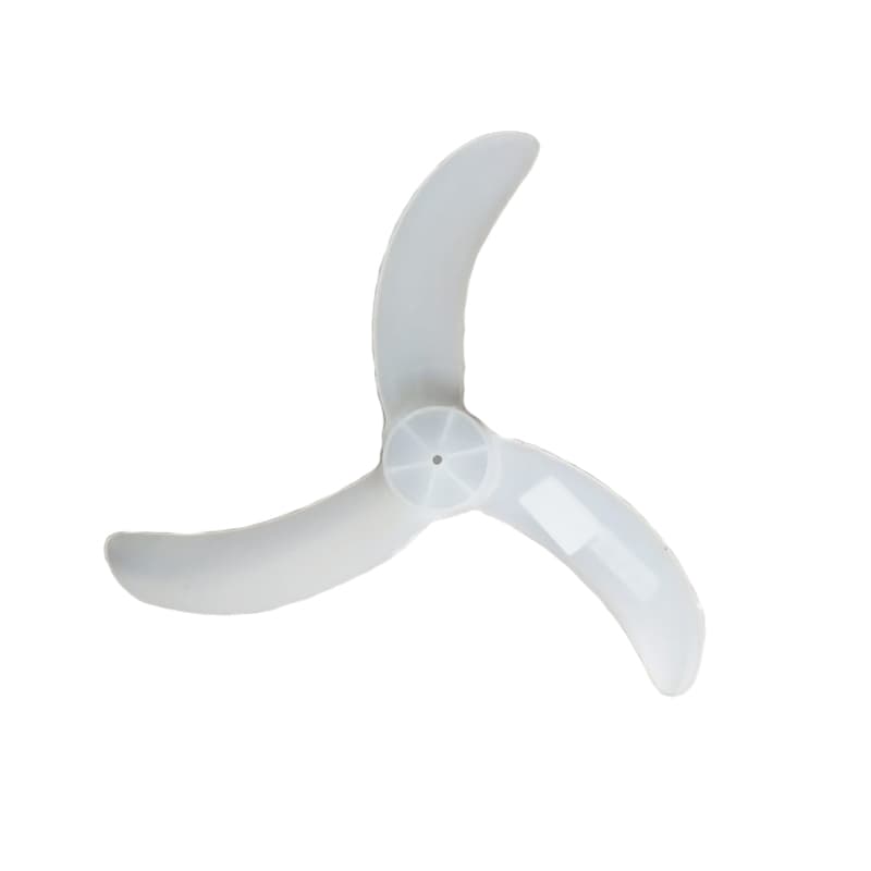 HELICE P/VENTILADOR DE 50CM ARGE 3PÁS TRANSP STYLO TWISTER A-10 C/CENTRO FECHADO - F10,0MM ENCAIXE PML C/TRAVA REBITE R/INT.ESQ. S/TRAVA TRASEIRA