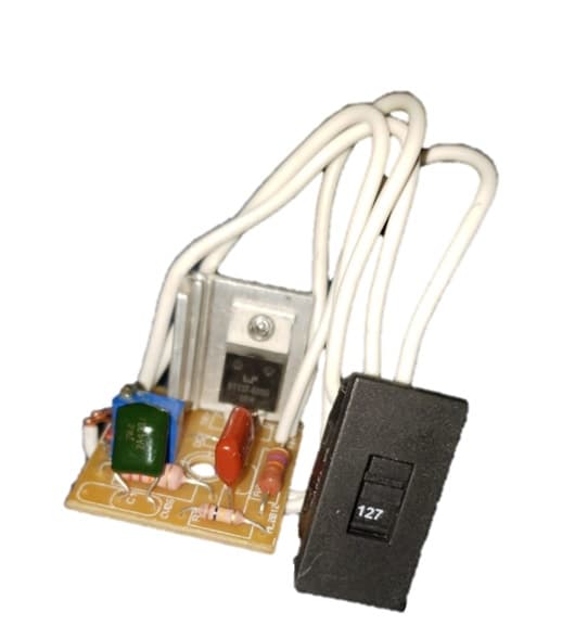 CHAVE CIRCUITO DE VOLTAGEM P/VENTILADOR VENTI-DELTA PREMIUM PAREDE BIV 6A-110V/ 3A-220V - SEM DIMER - CONVERSORA HH DELTA PREMIUM - foto 1 de 2
