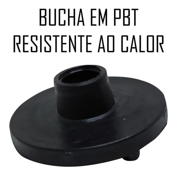CUBO CENTRO DA HELICE EXAUSTOR DE CHURRASQUEIRA ITC - BUCHA PBT 30X11MM F-08MM - foto 1 de 3