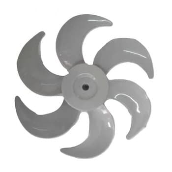 HELICE P/VENTILADOR CADENCE 30CM 6PAS EROS SUPREME CINZA - EIXO 8,0MM PONTA MEIA LUA SEM TRAVA TRASEIRA