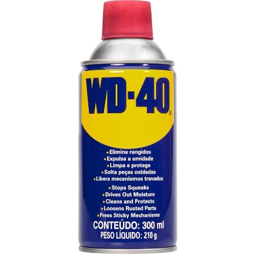 SPRAY ANTI-FERRUGEM DESENGRIPANDE WD40 300ML - LUBRIFICANTE AEROSOL - foto 1 de 1