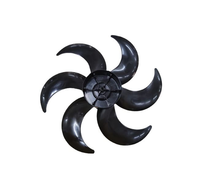 HELICE DE 40CM P/VENTILADOR MONDIAL 6P PRETA CENTRO BAIXO E08,0MM PRD C/T.TRAS - VT-CR-41-6, VT-CR-43-6, VT-41 E VT-RP-02 CIRCULADOR LUXOR LX-20BP - foto 1 de 2