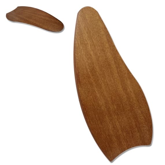 PÁ HÉLICE P/VENTILADOR DE TETO - MDF FOLHA MOGNO SEM FURAÇÃO MONTA EM DIVERSOS VENTILADORES VENTI-DELTA LOREN SID ARGE *VENDIDA P/UNIDADE - foto 1 de 2