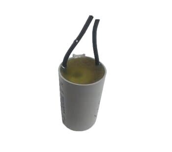 CAPACITOR 004,5UF 2FIOS RD 250VAC - P/VENTILADOR DE TETO ALISEU JET 110VOLTS 3VELOCIDADES