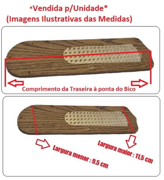 PÁ HÉLICE P/VENTILADOR IMPORTADO COR MOGNO MOD.C/TELINHA UM DOS LADOS - MEDIDAS L11,50CM C42,50CM *SALDÃO USADAS * VENDIDAS P/UNIDADE - foto 1 de 3