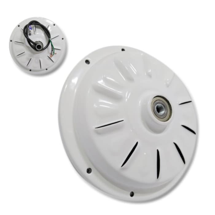 MOTOR P/VENTILADOR DE TETO LOREN SID M3 220V135W03,0UF 3PAS BRANCO C/ROSCA P/LUMINÁRIA - *USAR C/CAPACITOR 03,0UF - foto 1 de 2