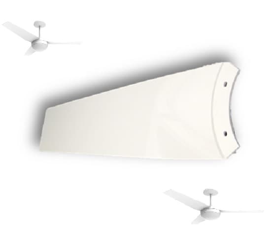 PÁ HÉLICE P/VENTILADOR DE TETO ALISEU JET COR BRANCA - PÁ PLÁSTICA ALISEU JET - *VENDIDA P/UNIDADE - foto 1 de 3