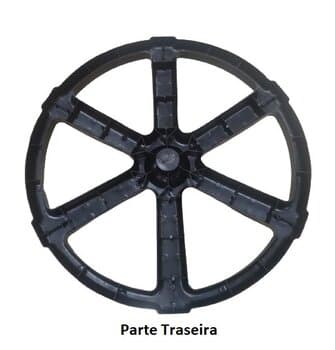 SUPORTE BASE REDONDA P/COLUNA VENTILADOR VENTISOL 30/40/50CM NEW BIV-200W TURBO STEEL - DIAM.50X50CM E04,1CM - SERVE TAMBEM MONDIAL 40