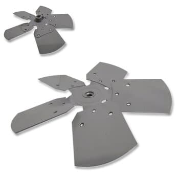 HELICE P/EXAUSTOR DE 30CM VENTI-DELTA 30CM 5-PÁS METAL CINZA - ENCAIXE EIXO 11,0MM C/CUBO E PARAFUSO TRAVA LATERAL