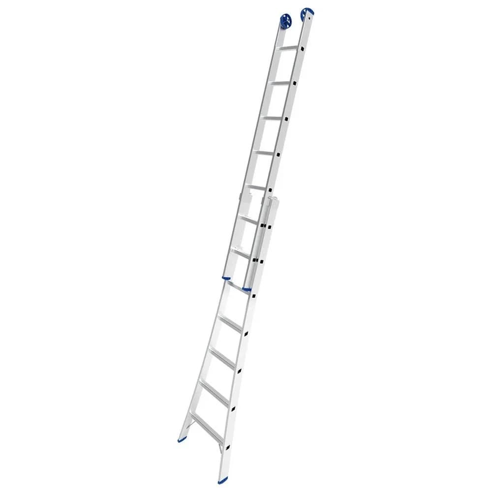 Escada de Aluminio Profissional 08 Degraus Extensiva - F2,51 / A2,37 / E4,19 / PESO 9,03KG - REAL ESCADAS EXTENSIVAS PROFISSIONAL 4 EM 1 - foto 1 de 3