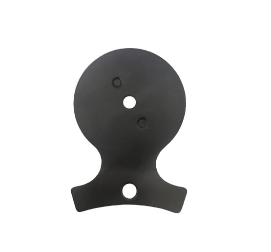 GARRA SUPORTE DE PÁ HÉLICE VENTILADOR DE TETO ARGE/LOREN SID COR PRETA - GARRA C/1-FURO - *VENDIDA P/UNIDADE *SEM ARRUELA DE BAIXO - foto 1 de 2