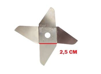 CONJUNTO DE LÂMINAS P/LIQUIDIFICADOR VITALEX 2 LITROS BAIXA ROTAÇÃO - MANCAL COMPLETO DO LIQ B/R 2,0L - LÂMINAS COM ANEL/PORCA/MANCAL
