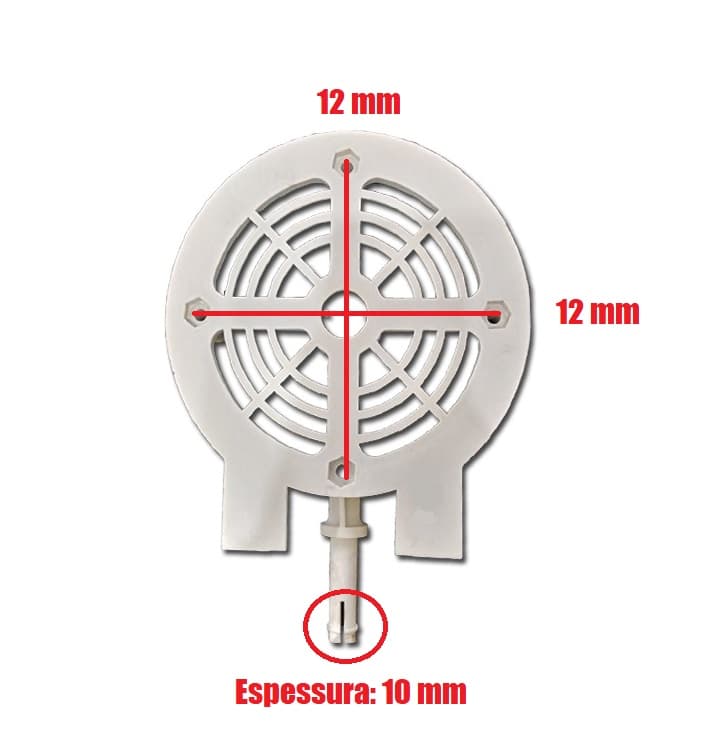 TAMPA DIANTEIRA DO MOTOR VENTILADOR VENTNEW 50/60CM - TAMPA DO MOTOR VENTILADOR 50/60CM VENT NEW VENTINEW - ENCAIXE P/ROL 6000ZZ - foto 1 de 3