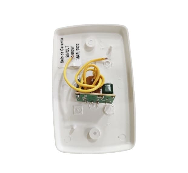 CHAVE P/VENTILADOR CONTROLE DE VELOCIDADE ROTATIVO DIMER 1000WATTS BIVOLTS - ESPELHO 4X2 - foto 1 de 2