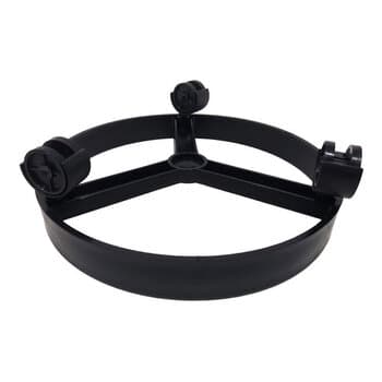 SUPORTE P/BOTIJÃO DE GÁS OU VASO DE PLANTAS - PLÁSTICO COR PRETA COM RODINHAS - SUPORTA ATÉ 55KG