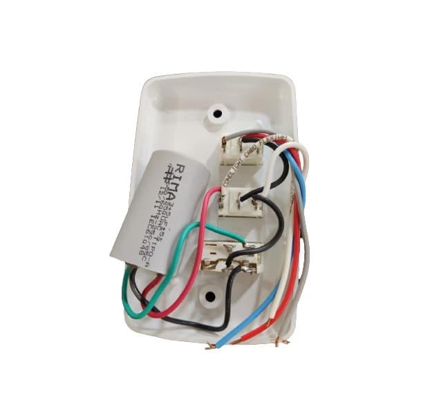 CHAVE P/VENTILADOR DE TETO 3VEL CAP.08,0UF 3,0+5,0UF - VENTI-DELTA NEW LIGHT 110V - AIR DESIGN 110V - LATINA 110V - foto 1 de 2