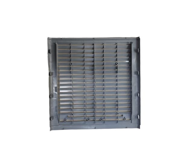 CARENAGEM TRASEIRA CLIMATIZADOR VENTISOL CLIN35LT CLIN60LT CLIN80LT PRO - CINZA GRADE C50CM X L48CM - ENCAIXE COLMÉIA E03,5X L39,0 X A/C044,0CM - foto 1 de 2