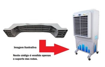 SUPORTE BASE DAS RODAS CLIMATIZADOR MEGA BRISA MC60 MB70 - VENDIDO P/UNIDADE
