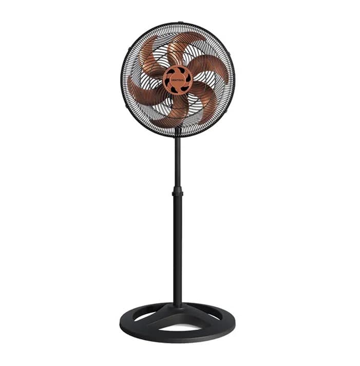 VENTILADOR DE COLUNA 050CM VENTISOL TURBO 6PÁS PREMIUM 110V06UF 135W PRETO/HÉLICE BRONZE - GRADES PLÁSTICAS - VENTILADOR TURBO 6P OSCILANTE PREMIUM