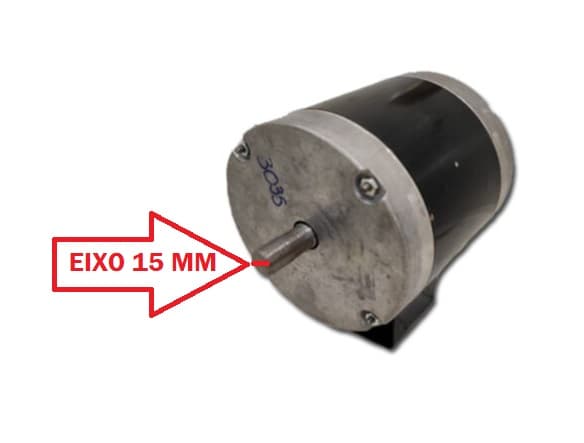 MOTOR P/EXAUSTOR VENTISILVA 30/40CM E30M4 / E40M4 BIV B/R-1600RPM 4500M3/H E15MM - MOTOR COMPLETO *USAR C/CAP.10,0UF - foto 1 de 4