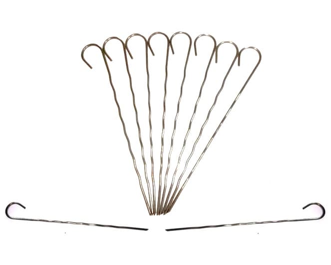ESPETOS EM INOX P/ASSADOR ARKE AG-10 - KIT COM 10-UN MINI ESPETINHOS ARAMADOS INOX P/CHURRASQUEIRA CAMPING - foto 1 de 1