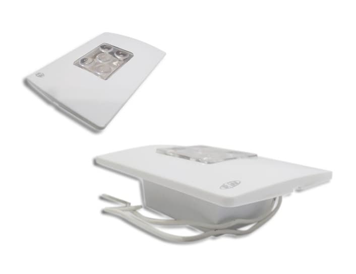 LUMINáRIA DE EMERGêNCIA DE EMBUTIR LED BIVOLTS C/FOTOCéLULA - PW 5-LEDS - ESPELHO 4X2 DE EMBUTIR - foto 1 de 5