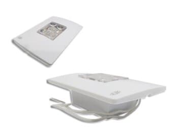 LUMINáRIA DE EMERGêNCIA DE EMBUTIR LED BIVOLTS C/FOTOCéLULA - PW 5-LEDS - ESPELHO 4X2 DE EMBUTIR