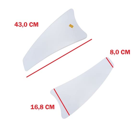 PÁ HÉLICE P/VENTILADOR DE TETO VENTI-DELTA LOREN SID ARGE - PRIMA BOEING MDF BRANCA SEM FURAÇÃO P/VÁRIOS VENTILADORES - *VENDIDA P/UNIDADE - foto 1 de 3