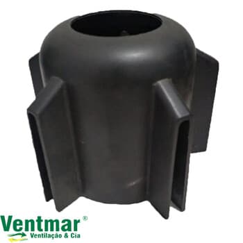 CENTRO DA BASE CANOPLA DA COLUNA P/VENTILADOR SOLASTER GOAR VENEZA ACAPULCO BARCELONA - PRETO