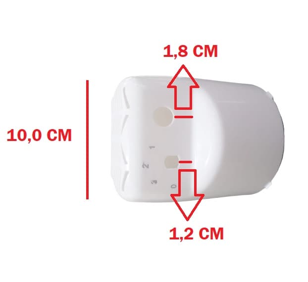 CAPACETE DO MOTOR P/VENTILADOR VENTISOL 30CM TURBO ECONOMY 6PÁS BRANCO - CAPA PLASTICA 0333 PLAST BR - foto 1 de 6