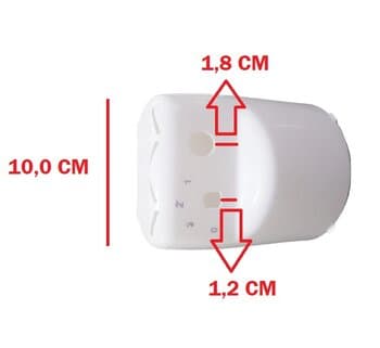 CAPACETE DO MOTOR P/VENTILADOR VENTISOL 30CM TURBO ECONOMY 6PÁS BRANCO - CAPA PLASTICA 0333 PLAST BR
