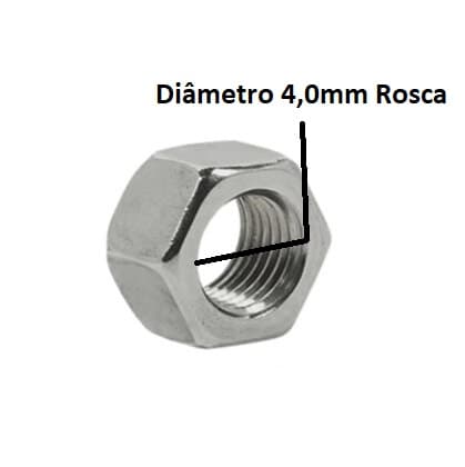 PORCA R/DIR 4,0MM MEDIDAS 3/16X5/16 FIXAR GARRA EM PáS DE MADEIRA OU METAL - FIXAR GARRA EM MOTOR DE VENTILADORES -*VENDIDA P/UNIDADE - foto 1 de 2