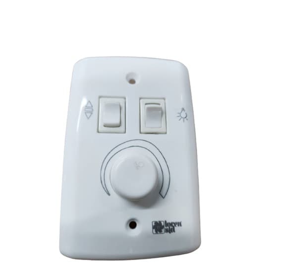 CHAVE PARA VENTILADOR DE TETO LOREN SID - ESPELHO BR CV ROT M1/M2/M3 BIVOLTS PLUS 400W C/TECLAS LIGA/DESLIGA/REVERTE + TECLA P/LâMPADA - foto 1 de 2