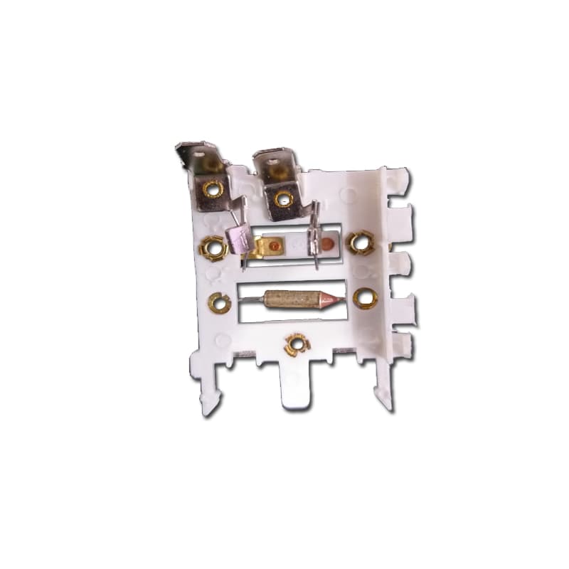 TERMOSTATO DO AQUECEDOR VENTISOL MODELO A1 - 110V - PLACA TERMOSTATO COM FUSÍVEL TÉRMICO E TERMINAIS - foto 1 de 2