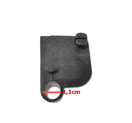 MECANISMO DO OSCILANTE SUPORTE DO MOTOR VENTILADOR TRON 50/60CM ATUAL - PRETO - ARTICULADOR DO MOTOR VT OSC. ENCAIXE 11,0MM - foto 1 de 4