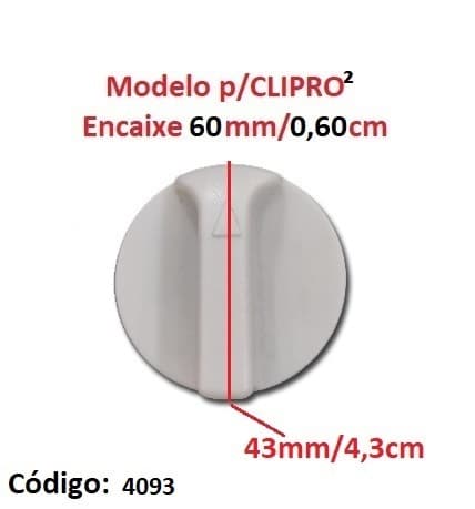 BOTÃO KNOB MENOR-43MM LIGA DESLIGA OSCILAÇÃO E OU CLIMATIZAÇÃO CLIMATIZADOR VENTISOL CLI45PRÓ2 CLI70PRO² CLI100PRO² - foto 1 de 2