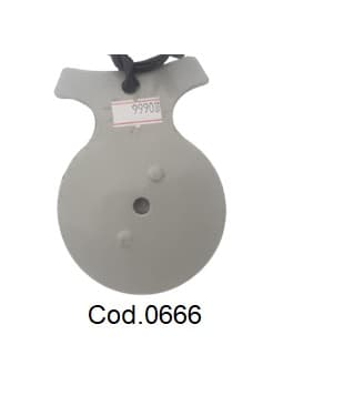 GARRA SUPORTE DE PÁ HÉLICE VENTILADOR DE TETO ARGE/LOREN SID COR CINZA - GARRA C/1-FURO - *VENDIDA P/UNIDADE *SEM ARRUELA DE BAIXO - foto 1 de 1