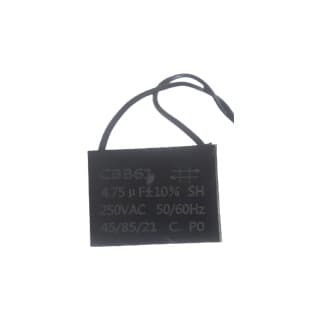 CAPACITOR 004,75UF 2FIOS QD 250VAC - CBB61 - P/VENTILADOR DE TETO - foto 1 de 1