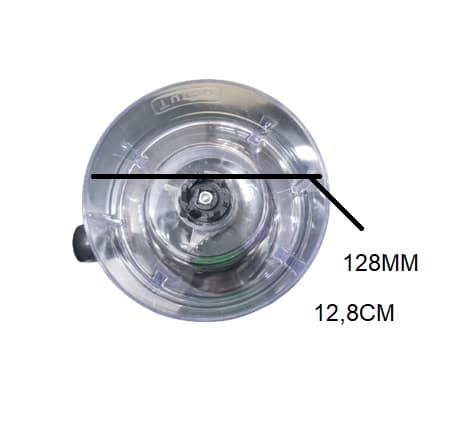 COPO P/LIQUIDIFICADOR MONDIAL CRISTAL - TURBO POWER SANGEL - foto 1 de 2