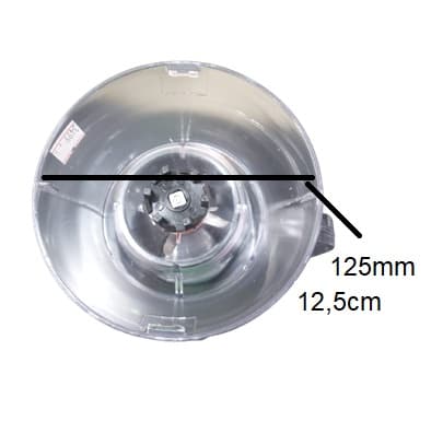 COPO P/LIQUIDIFICADOR BRITANIA ELETRONIC FILTER CRISTAL FUME - COPO C/TAMPA PRETA - foto 1 de 3