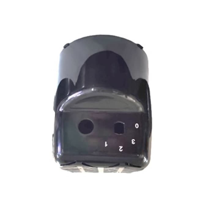 CAPACETE DO MOTOR P/VENTILADOR VENTISOL 30CM TURBO ECONOMY 6PÁS PRETO - CAPA PLASTICA 0333 PLAST PR - foto 1 de 6