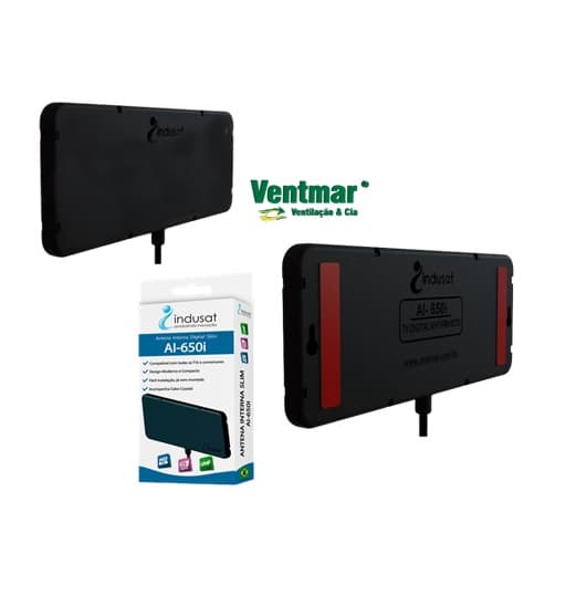 ANTENA INTERNA PARA TV SINAL HDTV-250 - PORTáTIL SLIM C/CABO DE 1,5MT - RECEBE SINAL HDTV - ANTENA QUASE INVISíVEL - foto 1 de 1
