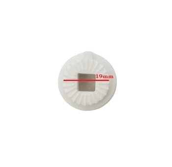 Disco Trava Borboleta do Cachimbo Ventilador Ventisol Turbo 6P 30/40/50cm Eco 30cm Economy 40cm - Instalada junto c/Trava Borboleta - Cor Branca