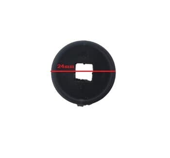 Disco Trava Borboleta do Cachimbo Ventilador Ventisol Turbo 6P 30/40/50cm Eco 30cm Economy 40cm - Instalada junto c/Trava Borboleta - Cor Preta