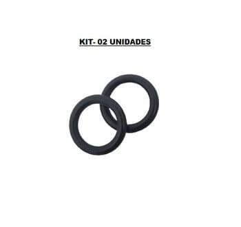 ANÉL DE BORRACHA P/ACABAMENTO TUBO ALUMÍNIO VENTILADOR VOLARE - KIT C/02-UNIDADES - ORING HASTE VT TRON (REF.01.10-0025) - SERVE P/TAMPA DRENO CLI VTS