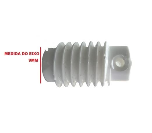 Engrenagem Rosca Sem Fim do Descascador de Laranjas Manual Guzzo - Encaixe Eixo 9,0mm