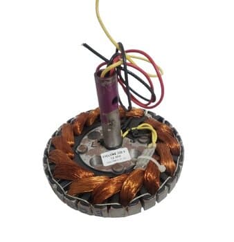 ESTATOR BOBINADO MOTOR VENTILADOR TETO CICLONE 220V 03,0UF - EIXO 12,0MM SEM ROSCA P/LUMINáRIA