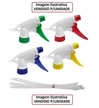 PULVERIZADOR MANUAL COM GATILHO PARA GARRAFA PET DE 2LITROS BFH1502 - CORES VARIADAS - *VENDIDO P/UNIDADE 1=1 PULVERIZADOR