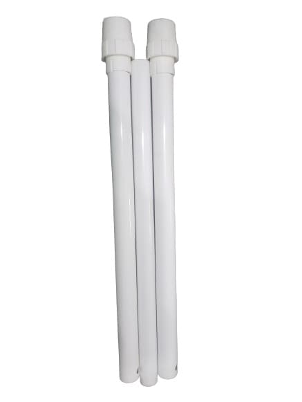 KIT COLUNAS DO VENTILADOR VENTI-DELTA 40/50/60/65CM COR BRANCA - (03 COLUNAS COM SISTEMA DE TRAVAMENTO) - foto 1 de 1