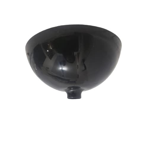 CANOPLA PLÁSTICA SUPERIOR P/VENTILADOR DE TETO VENTISOL COR PRETA - DIÂMETRO EXTERNO SUPERIOR 14CM - ENCAIXE EM HASTE 1,8CM - foto 1 de 1